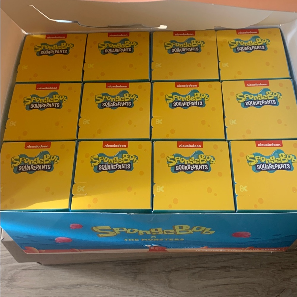 NWT Popmart xSpongeBob The Monsters Kids Toy Set New (full box!) - Picture 3 of 10